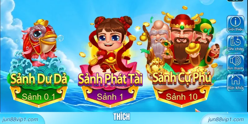 Đa dạng phòng chơi bắn cá, phù hợp mọi sở thích