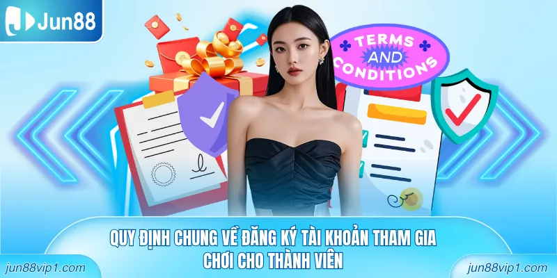 Quy định chung về đăng ký tài khoản tham gia chơi cho thành viên
